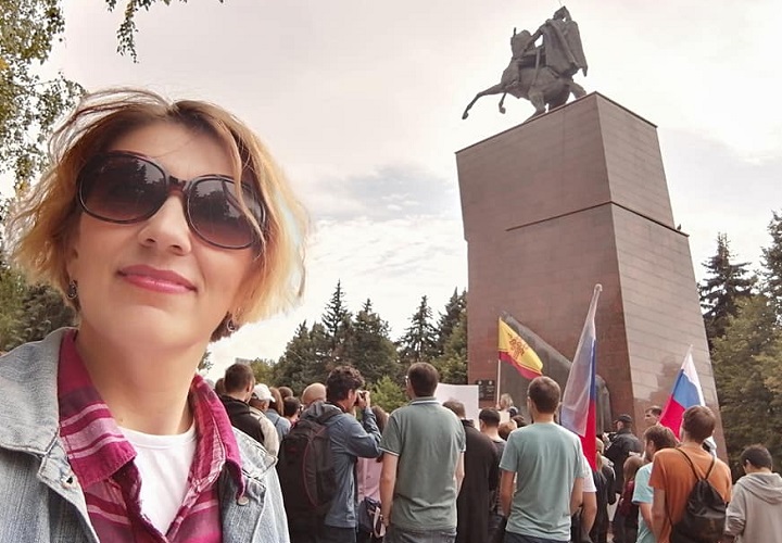 10 ������� 2019. ����� ������������ � �������
August 10, 2019. The picket of solidarity with Moscow