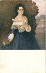 �������� ��.�.�����. ���� � �������
Postal card �Lady in light-blue by Constantine A. Somov�