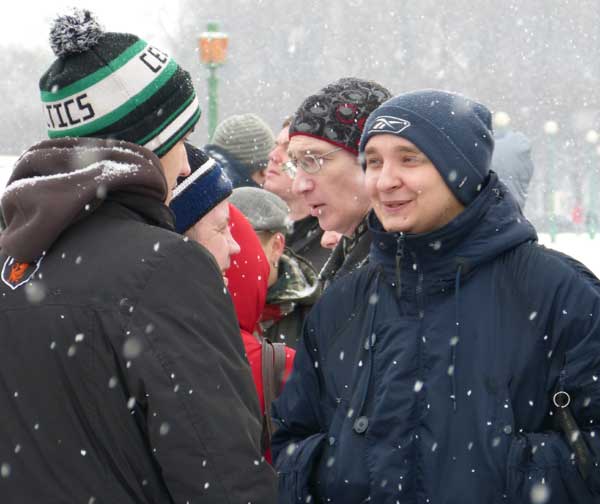 ������� ������� � �����������
The comrade Arcady with the colleagues