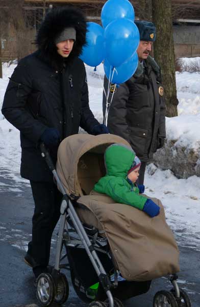 ����� ���� �������� �������
The most young participant of procession