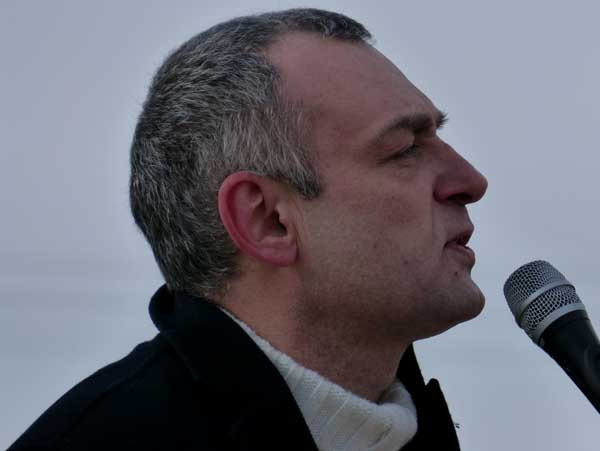 ����������� �� ������� � ������ ������������� ��������
Speech on the meeting in protection of the Farforovskoye cemetery