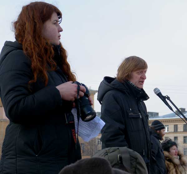 ����������� �� ������� � ������ ������������� ��������
Speech on the meeting in protection of the Farforovskoye cemetery