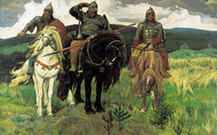 �������� ��.�.��������. ��������
Postal card �Knights by Victor M. Vasnetsov�