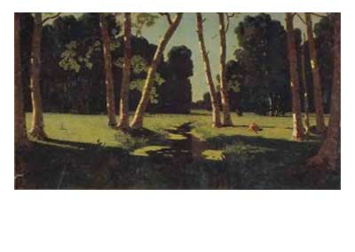 �������� ��.�.�������. �������� ����
Postal card �Birchgrove by Arkhip I. Kuinji�