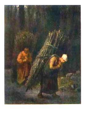 �������� ��.�.�����. ���������� � ���������
Postal card �Peasant women with brushwood by Jean Francois Millet�