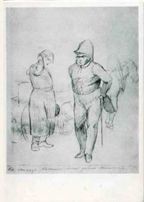 �������� ��.�.�������. ����������� � ��������
Postal card �Policeman and cabman by Paul A. Fedotov�