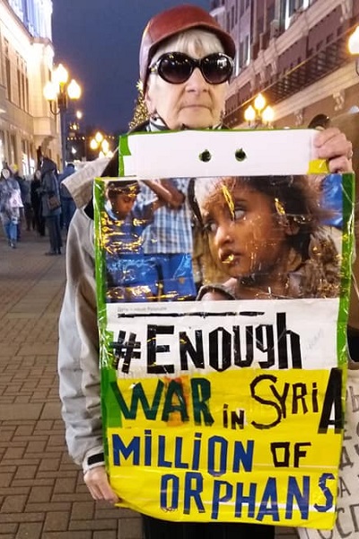 7 ������ 2020. ����������� �����
January 7, 2020. The anti-war picket