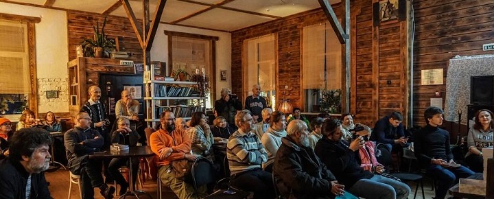 28 ������ 2020. ����������� ����� ���� ��������� ������ ������ ����������
January 28, 2020. Presentation of book �Sandarmokh the place of memory� by Yury Dmitriyev