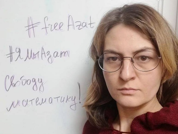 21 ����� 2020. ����� � ��������� ����� ���������
March 21, 2020. The picket in support of Azat Miftakhov