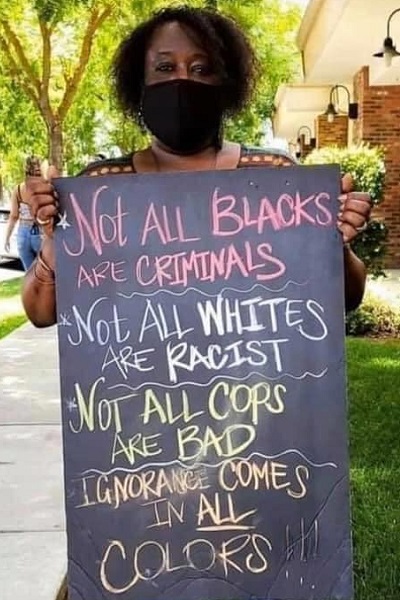 Ignorance comes in all colors