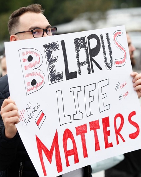 13 ������� 2020. � ��������� ��������
August 13, 2020. In support of Byelorussia