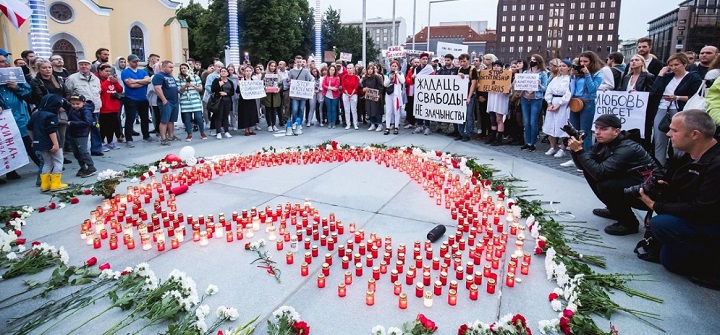 13 ������� 2020. � ��������� ��������
August 13, 2020. In support of Byelorussia