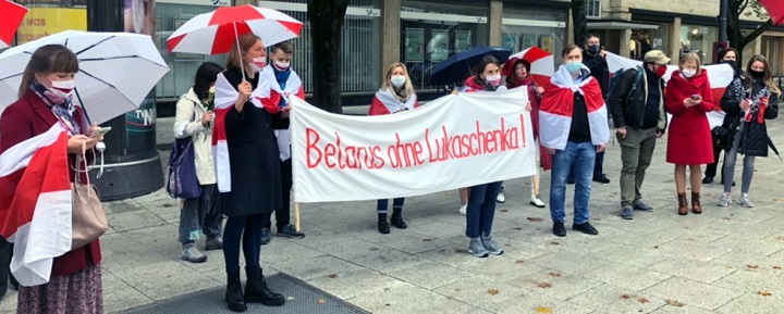 10 ������� 2020. ���� � ��������� ��������
October 10, 2020. The march in support of Belarus