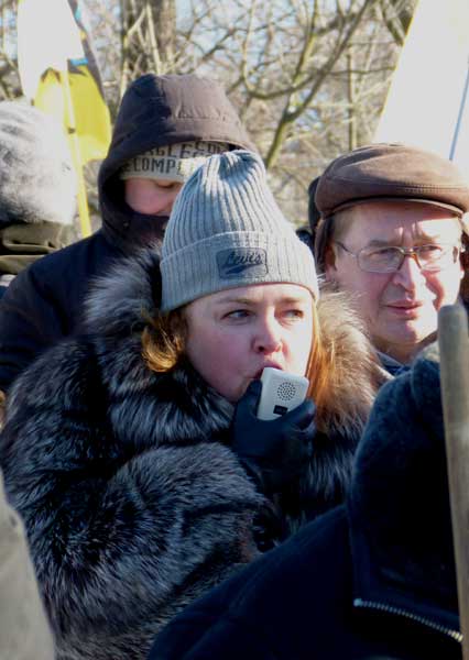 ����� ��������� �������� ��������� ����������� �����
Olga Kurnosova discloses the resolution of a social march