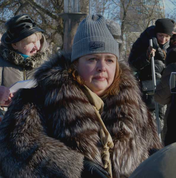 ����� ��������� �������� ��������� ����������� �����
Olga Kurnosova discloses the resolution of a social march