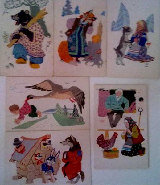 ����� �������� ��������� �. ���������
Set of postal cards �Painter Alexis Afanasyev�