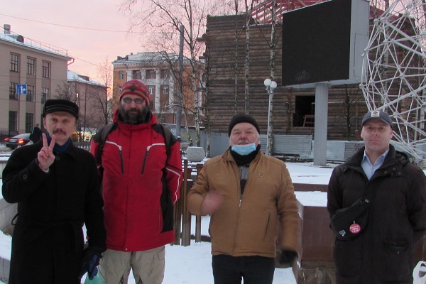 12 ������� 2020. ����� � ��������� ���� ���������
December 12, 2020. The picket in support of Yury Dmitriyev
