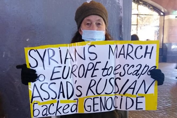 6 ������ 2021. ����� � ��������� �����
January 6, 2021. The picket in support of Syria