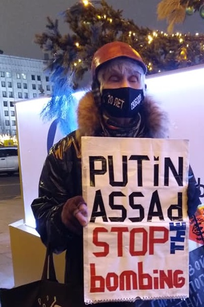 6 ������ 2021. ����� � ��������� �����
January 6, 2021. The picket in support of Syria