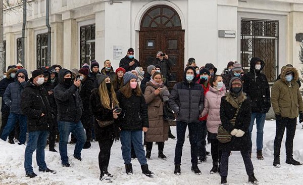 31 ������ 2021. ����� ��������
January 31, 2021. Action of protest