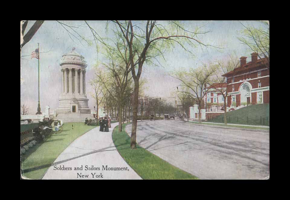 �������� ��������� �������� � ��������, ���-����
Postal card �Soldiers and Sailors Monument, New York�