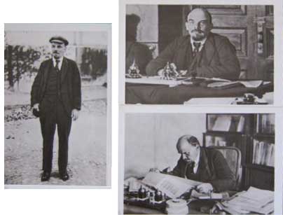 �������� � �.�.�������
Postal cards with Vladimir I. Lenin