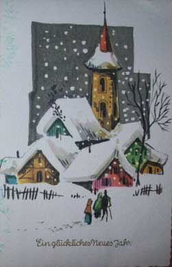 �������� ������������ ������ ����
Postal card �A happy New Year�