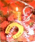 ������� �� ��������
Horseshoe on postcard