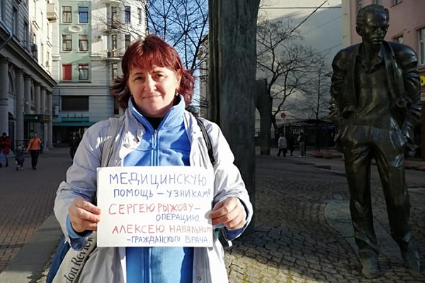 10 ������ 2021. ����� �� �����
April 10, 2021. The picket for change