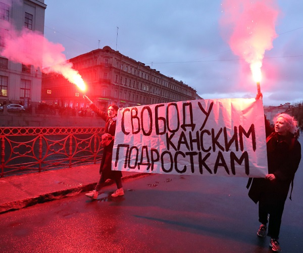 21 ������ 2021. � ������ ������� ����������
April 21, 2021. In protection of Alexis Navalny