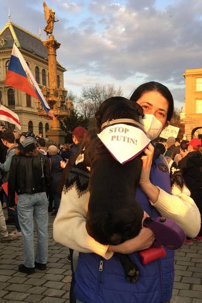 21 ������ 2021. � ������ ������� ����������
April 21, 2021. In protection of Alexis Navalny