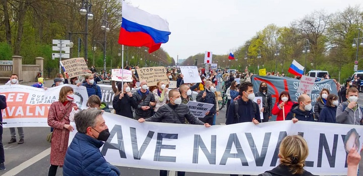 21 ������ 2021. � ������ ������� ����������
April 21, 2021. In protection of Alexis Navalny