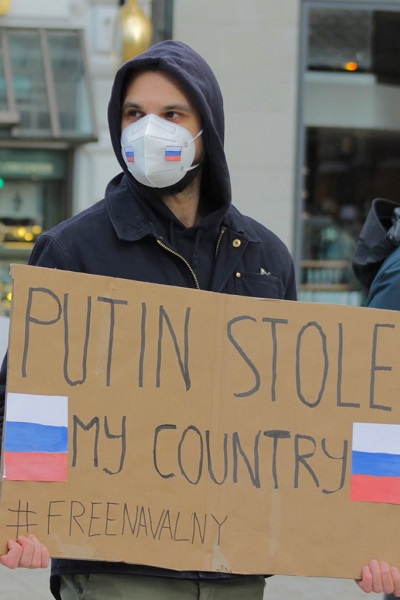 21 ������ 2021. � ������ ������� ����������
April 21, 2021. In protection of Alexis Navalny