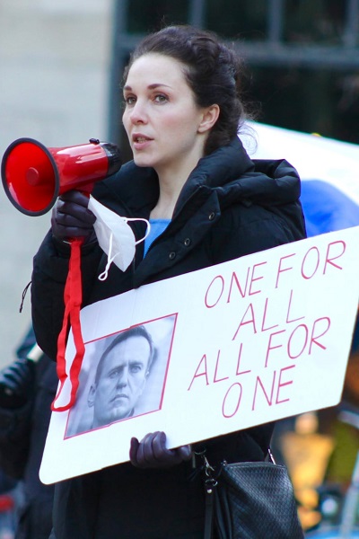 21 ������ 2021. � ������ ������� ����������
April 21, 2021. In protection of Alexis Navalny