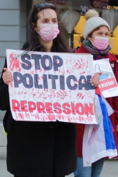 21 ������ 2021. � ������ ������� ����������
April 21, 2021. In protection of Alexis Navalny