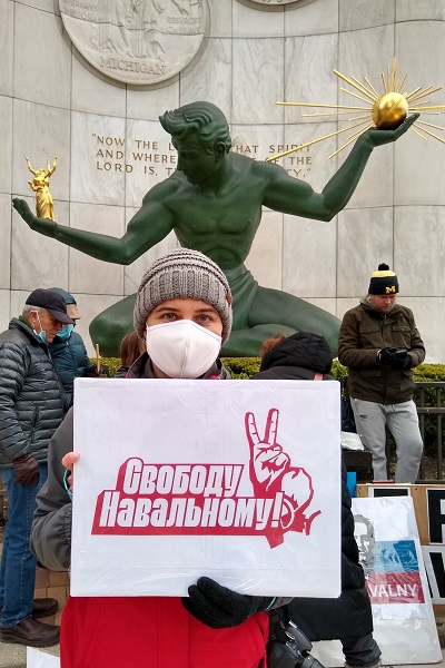 22 ������ 2021. � ������ ������� ����������
April 22, 2021. In protection of Alexis Navalny