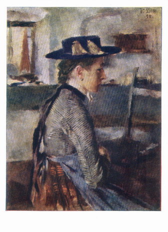 �������� ��. ������. � ��������
Postal card �In expectation by Wilhelm Leibl�