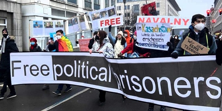 16 ������ 2022. ��������� �������� ������� ����������
January 16, 2022. Anniversary of capture of Alexis Navalny