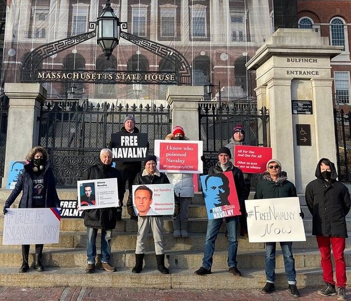 16 ������ 2022. ��������� �������� ������� ����������
January 16, 2022. Anniversary of capture of Alexis Navalny