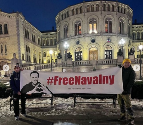 16 ������ 2022. ��������� �������� ������� ����������
January 16, 2022. Anniversary of capture of Alexis Navalny