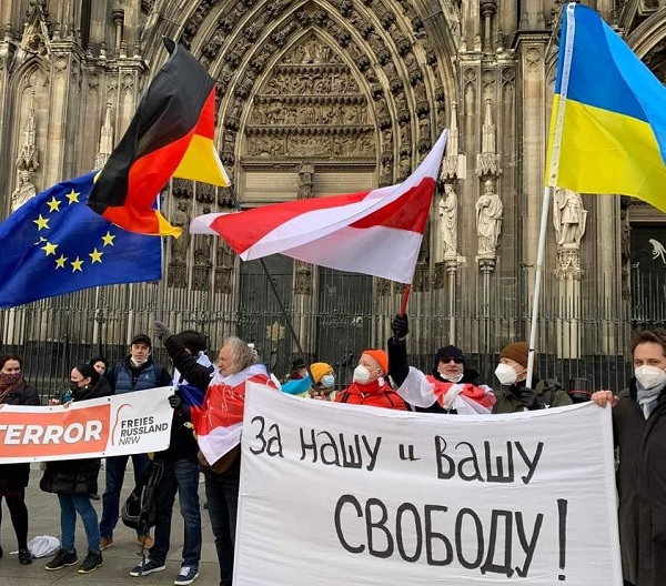 30 ������ 2022. ����� ������������ � ��������
January 30, 2022. Action of solidarity with Ukraine