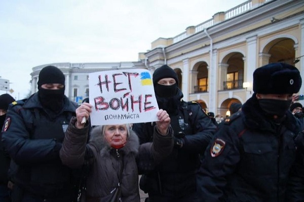 24 ������� 2022. ����������� �����
February 24, 2022. Anti-war picket