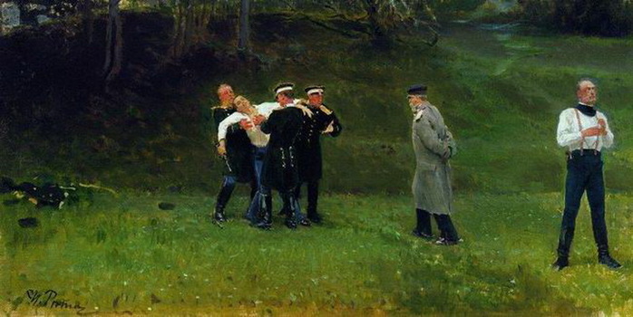 �.�.�����. �����
Duel by Elias E. Repin