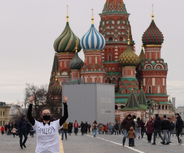 17 ������ 2022. ����������� �����
April 17, 2022. Anti-war action