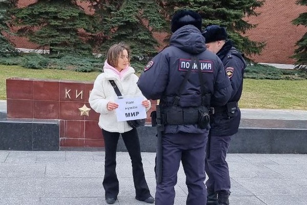 17 ������ 2022. ����������� �����
April 17, 2022. Anti-war action