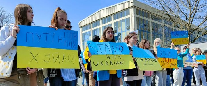 24 ������ 2022. ����������� �����
April 24, 2022. Anti-war action