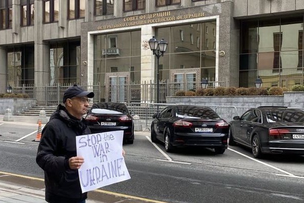 22 ������� 2022. ����������� �����
October 22, 2022. Anti-war picket