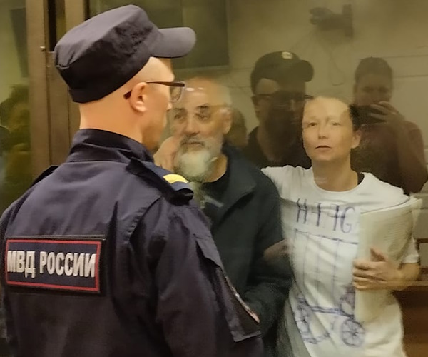 10 ���� 2024. ��� ��� ���������� �������� � ����������� �������
June 10, 2024. The trial of Anastasia Dyudyayeva and Alexander Dotsenko