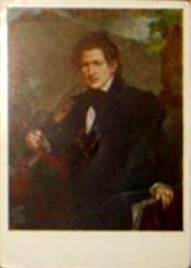 �������� ��.�.��������. ������� �.�.��������
Postal card �Portrait of Carl P. Bryullov by Basil A. Tropinin�