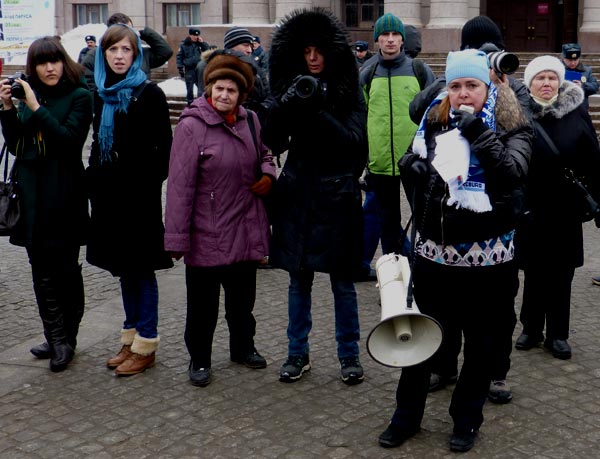 ����������� ����� ���������� �� ������� � ������ ����������������
The speech by Olga Kurnosova on the meeting in protection of the political prisoners